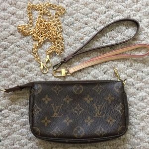 Authentic Louis Vuitton Mini Pouchette
